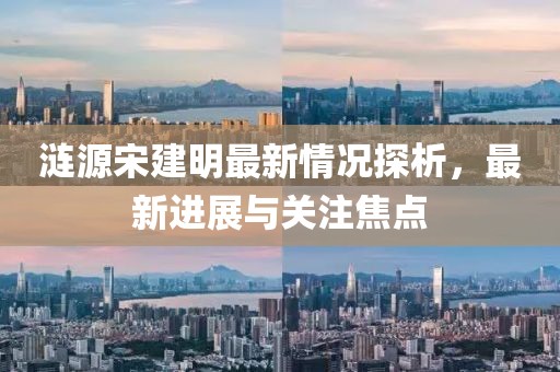 涟源宋建明最新情况探析，最新进展与关注焦点