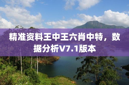精准资料王中王六肖中特，数据分析V7.1版本