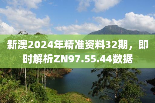 新澳2024年精准资料32期，即时解析ZN97.55.44数据