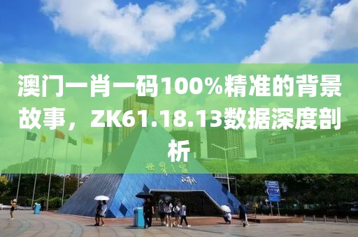 澳门一肖一码100%精准的背景故事，ZK61.18.13数据深度剖析