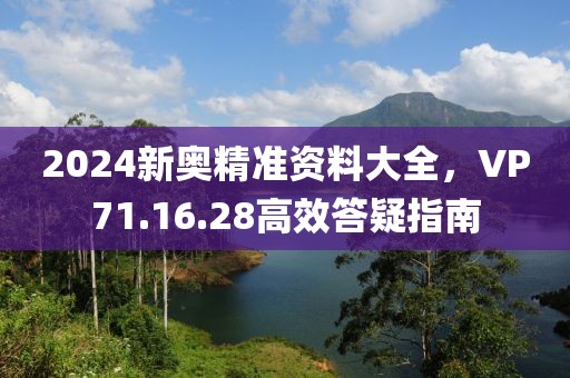 2024新奥精准资料大全，VP71.16.28高效答疑指南