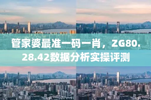 管家婆最准一码一肖，ZG80.28.42数据分析实操评测