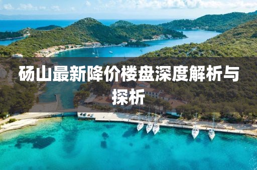 砀山最新降价楼盘深度解析与探析