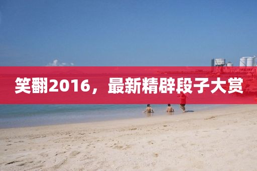 笑翻2016，最新精辟段子大赏