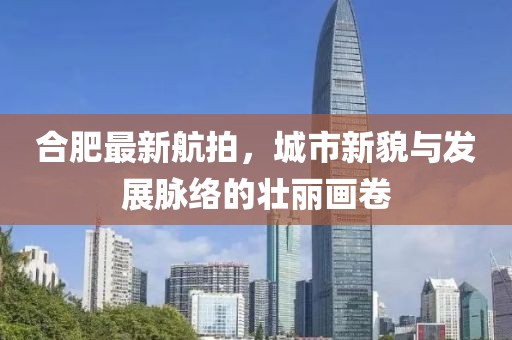 合肥最新航拍，城市新貌与发展脉络的壮丽画卷