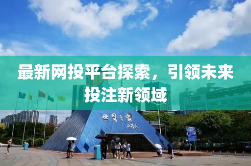 最新网投平台探索，引领未来投注新领域