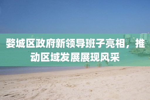 婺城区政府新领导班子亮相，推动区域发展展现风采