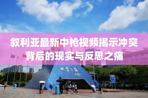 叙利亚最新中枪视频揭示冲突背后的现实与反思之痛