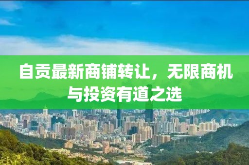 自贡最新商铺转让，无限商机与投资有道之选