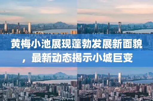 黄梅小池展现蓬勃发展新面貌，最新动态揭示小城巨变