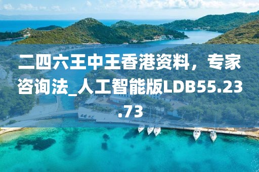 二四六王中王香港资料，专家咨询法_人工智能版LDB55.23.73
