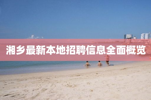 湘乡最新本地招聘信息全面概览