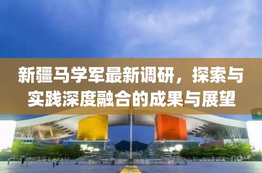 新疆马学军最新调研，探索与实践深度融合的成果与展望