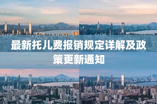 最新托儿费报销规定详解及政策更新通知