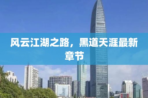 风云江湖之路，黑道天涯最新章节
