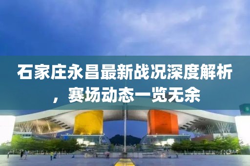 石家庄永昌最新战况深度解析，赛场动态一览无余