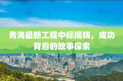青海最新工程中标揭晓，成功背后的故事探索