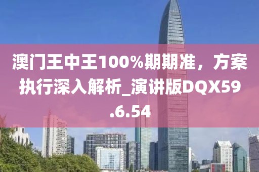 澳门王中王100%期期准，方案执行深入解析_演讲版DQX59.6.54