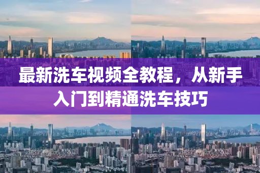 最新洗车视频全教程，从新手入门到精通洗车技巧