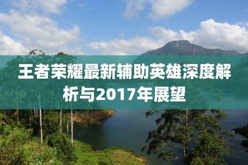 王者荣耀最新辅助英雄深度解析与2017年展望