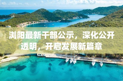 浏阳最新干部公示，深化公开透明，开启发展新篇章