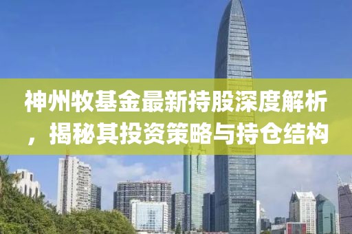 神州牧基金最新持股深度解析，揭秘其投资策略与持仓结构