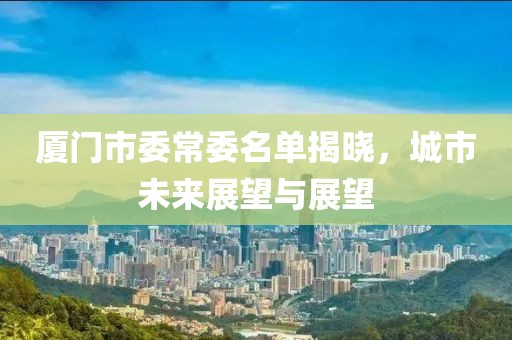 厦门市委常委名单揭晓，城市未来展望与展望