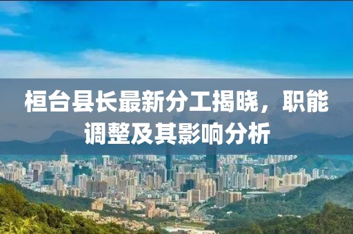桓台县长最新分工揭晓，职能调整及其影响分析