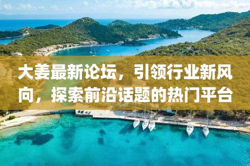 大姜最新论坛，引领行业新风向，探索前沿话题的热门平台