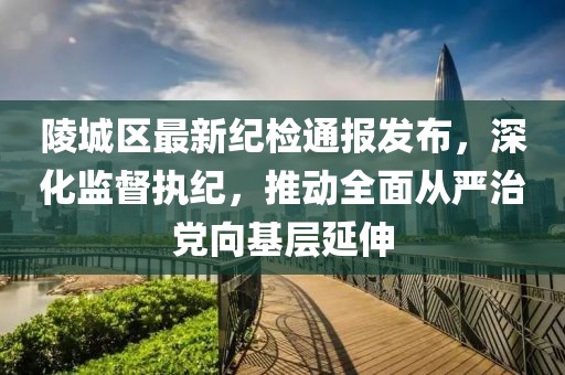 陵城区最新纪检通报发布，深化监督执纪，推动全面从严治党向基层延伸