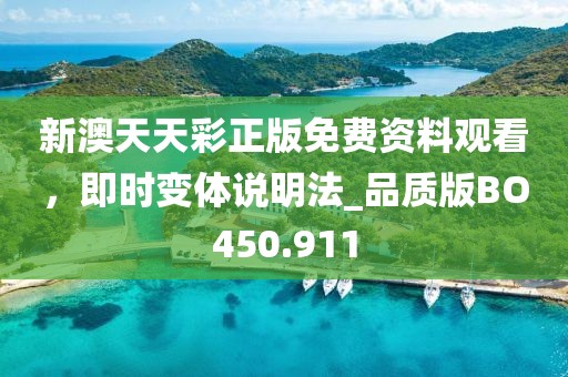 新澳天天彩正版免费资料观看，即时变体说明法_品质版BO450.911