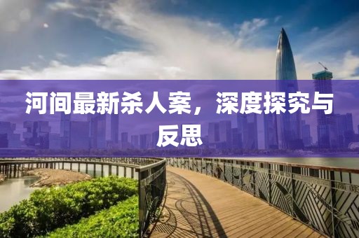 河间最新杀人案，深度探究与反思