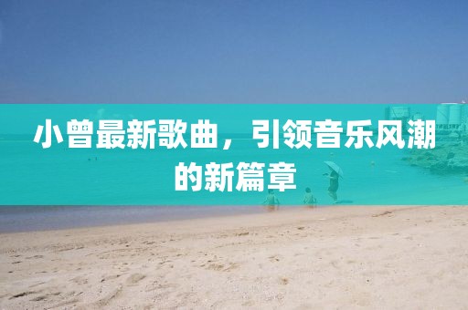 小曾最新歌曲，引领音乐风潮的新篇章