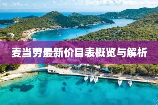麦当劳最新价目表概览与解析