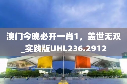 澳门今晚必开一肖1，盖世无双_实践版UHL236.2912