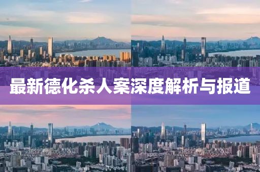 最新德化杀人案深度解析与报道