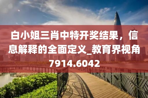 白小姐三肖中特开奖结果，信息解释的全面定义_教育界视角7914.6042