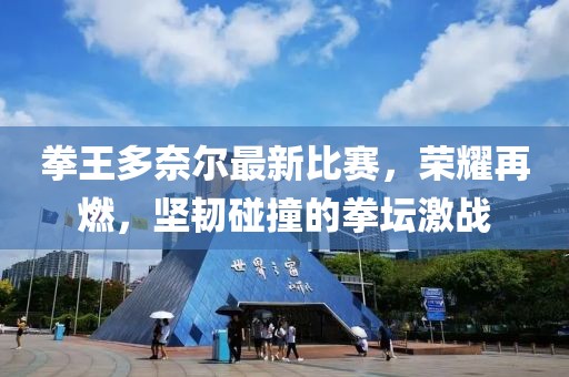 拳王多奈尔最新比赛，荣耀再燃，坚韧碰撞的拳坛激战