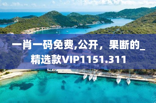 一肖一码免费,公开，果断的_精选款VIP1151.311