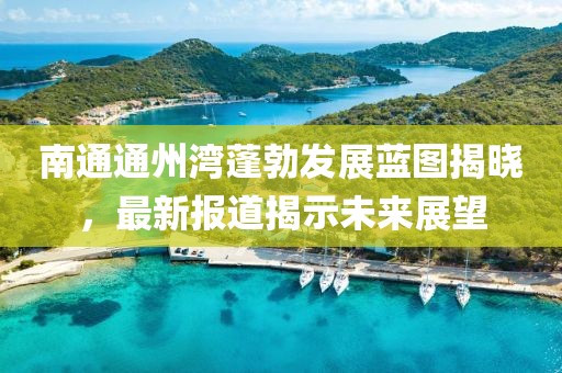 南通通州湾蓬勃发展蓝图揭晓，最新报道揭示未来展望