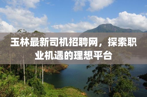玉林最新司机招聘网，探索职业机遇的理想平台