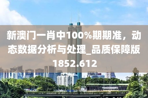 新澳门一肖中100%期期准，动态数据分析与处理_品质保障版1852.612