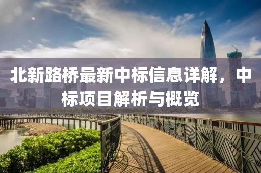 北新路桥最新中标信息详解，中标项目解析与概览