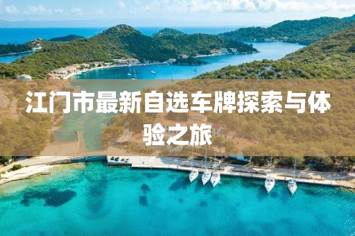 江门市最新自选车牌探索与体验之旅