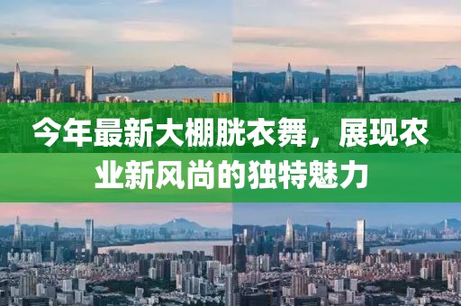 今年最新大棚胱衣舞，展现农业新风尚的独特魅力