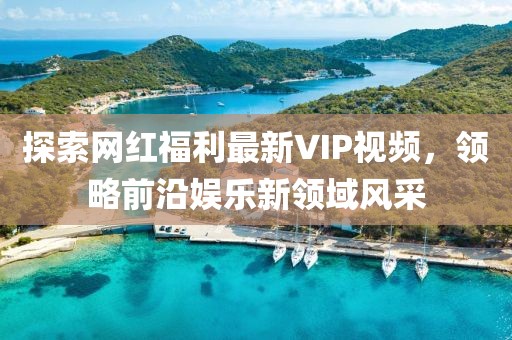 探索网红福利最新VIP视频，领略前沿娱乐新领域风采