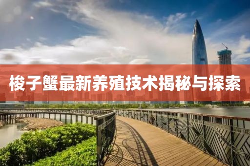 梭子蟹最新养殖技术揭秘与探索