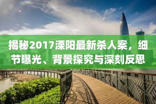 揭秘2017溧阳最新杀人案，细节曝光、背景探究与深刻反思