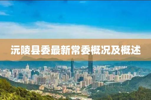 沅陵县委最新常委概况及概述