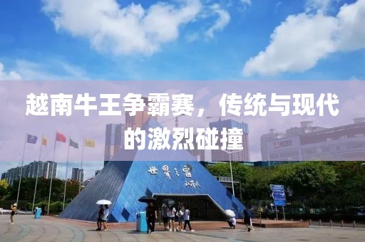 越南牛王争霸赛，传统与现代的激烈碰撞